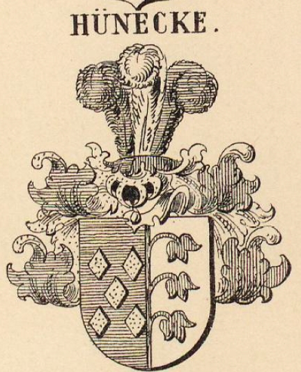 Huenecke Coat of Arms / Family Crest 0