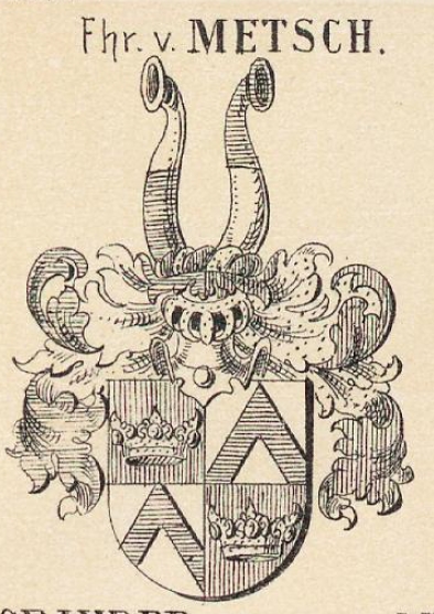 Metsch Coat of Arms / Family Crest 1