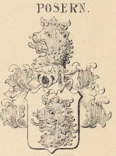 Posern Coat of Arms / Family Crest 0