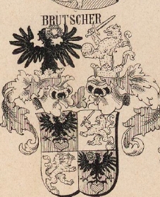 Brutscher Coat of Arms / Family Crest 1