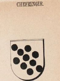 Chefringer Coat of Arms / Family Crest 1