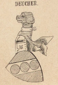 Deucher Coat of Arms / Family Crest 0