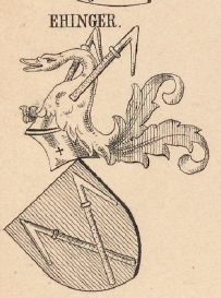 Ehinger Coat of Arms / Family Crest 0