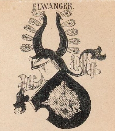 Elwanger Coat of Arms / Family Crest 1