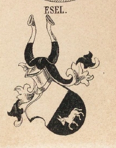 Esel Coat of Arms / Family Crest 1