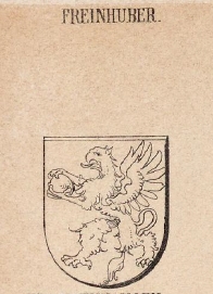 Freinhuber Coat of Arms / Family Crest 1