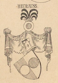 Heurauss Coat of Arms / Family Crest 0