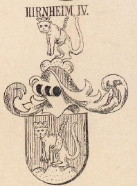 Hirnheim Coat of Arms / Family Crest 1