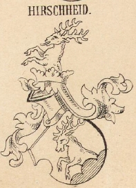 Hirschheid Coat of Arms / Family Crest 1