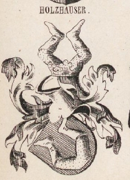 Holzhauser Coat of Arms / Family Crest 1