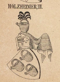 Holzheimer Coat of Arms / Family Crest 1