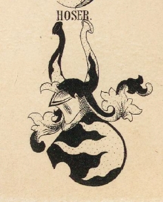 Hoser Coat of Arms / Family Crest 0