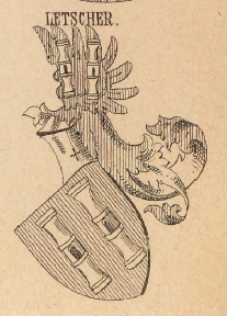 Letscher Coat of Arms / Family Crest 0