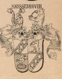 Saussenhover Coat of Arms / Family Crest 0