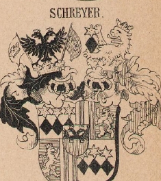 Schreyer Coat of Arms / Family Crest 1
