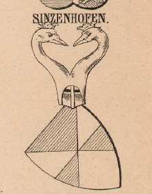 Sinzenhofen Coat of Arms / Family Crest 0