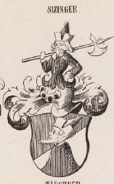 Sizinger Coat of Arms / Family Crest 0