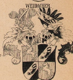 Weidacher Coat of Arms / Family Crest 0