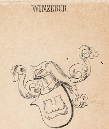 Winzerer Coat of Arms / Family Crest 1
