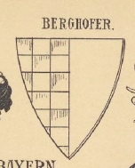 Berghofer Coat of Arms / Family Crest 0