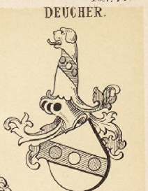Deucher Coat of Arms / Family Crest 1