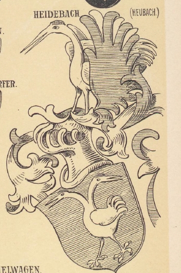 Heidebach Coat of Arms / Family Crest 0