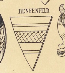 Henfenfeld Coat of Arms / Family Crest 1
