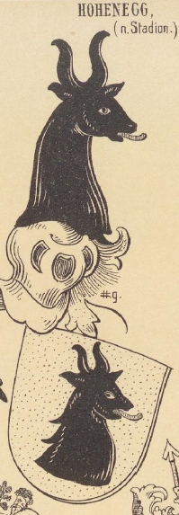 Hohenegg Coat of Arms / Family Crest 2