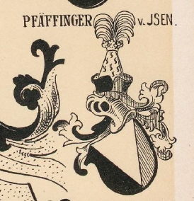 Pfaffinger Coat of Arms / Family Crest 2