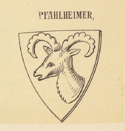Pfahlheimer Coat of Arms / Family Crest 0