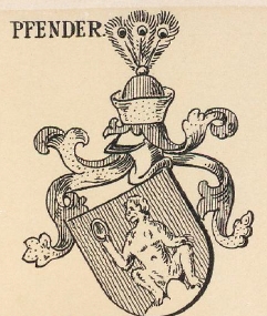 Pfender Coat of Arms / Family Crest 0