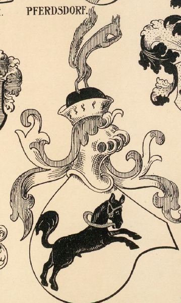 Pferdsdorf Coat of Arms / Family Crest 1