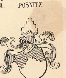 Posnitz Coat of Arms / Family Crest 1