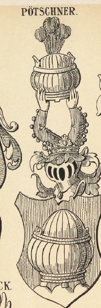 Potschner Coat of Arms / Family Crest 1