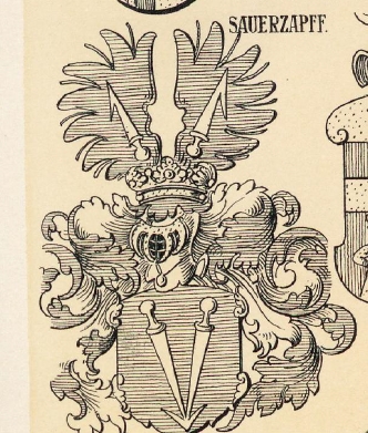 Sauerzapff Coat of Arms / Family Crest 1