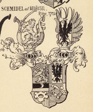 Schmidel Coat of Arms / Family Crest 1