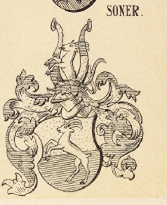 Soner Coat of Arms / Family Crest 1