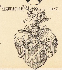 Staudacher Coat of Arms / Family Crest 1