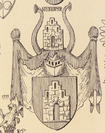 Steinhauser Coat of Arms / Family Crest 1