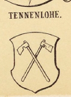 Tennenlohe Coat of Arms / Family Crest 0