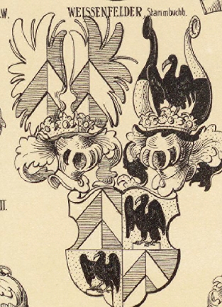 Weissenfelder Coat of Arms / Family Crest 1