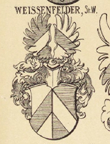 Weissenfelder Coat of Arms / Family Crest 2