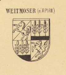 Weitmoser Coat of Arms / Family Crest 0