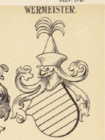Wermeister Coat of Arms / Family Crest 2