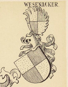Wesenacker Coat of Arms / Family Crest 0
