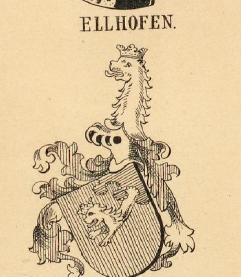 Ellhofen Coat of Arms / Family Crest 3