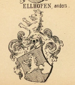 Ellhofen Coat of Arms / Family Crest 1