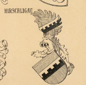 Hirschligau Coat of Arms / Family Crest 0