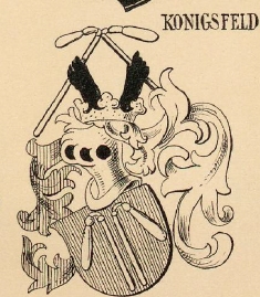 Konigsfeld Coat of Arms / Family Crest 1