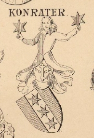 Konrater Coat of Arms / Family Crest 1